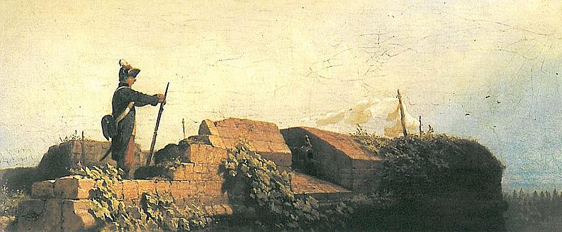 Carl Spitzweg Auf der Bastei